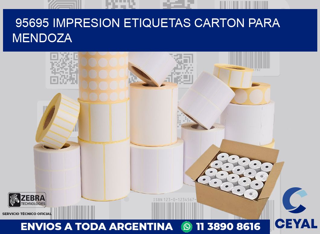 95695 IMPRESION ETIQUETAS CARTON PARA MENDOZA