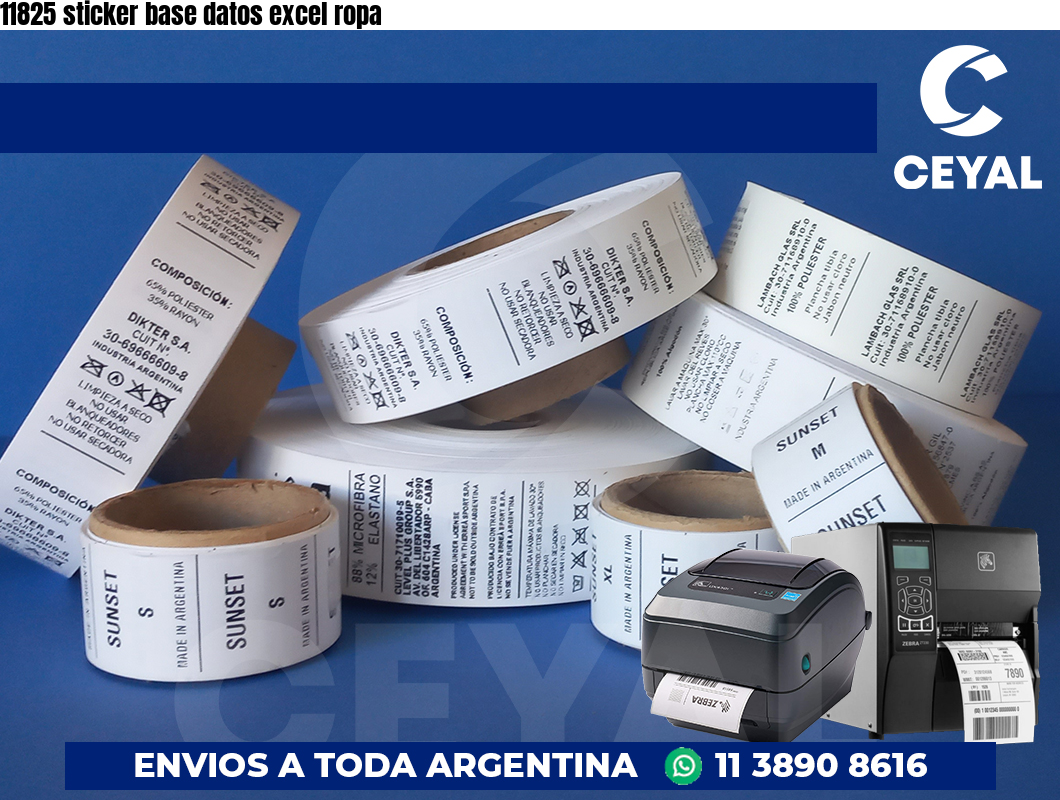 11825 sticker base datos excel ropa