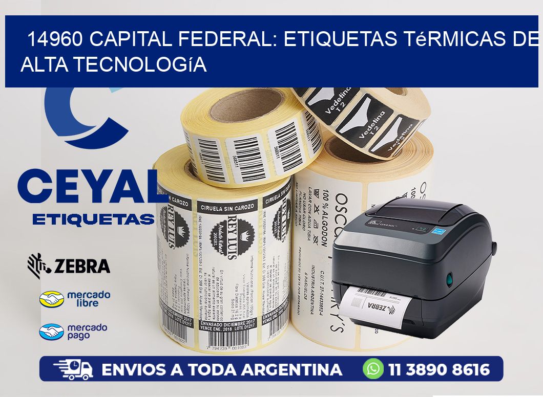 14960 Capital Federal: Etiquetas Térmicas de Alta Tecnología