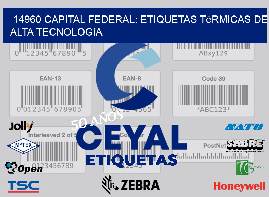 14960 Capital Federal: Etiquetas Térmicas de Alta Tecnología