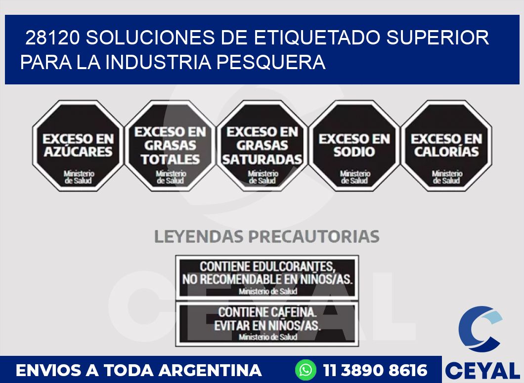 28120 SOLUCIONES DE ETIQUETADO SUPERIOR PARA LA INDUSTRIA PESQUERA