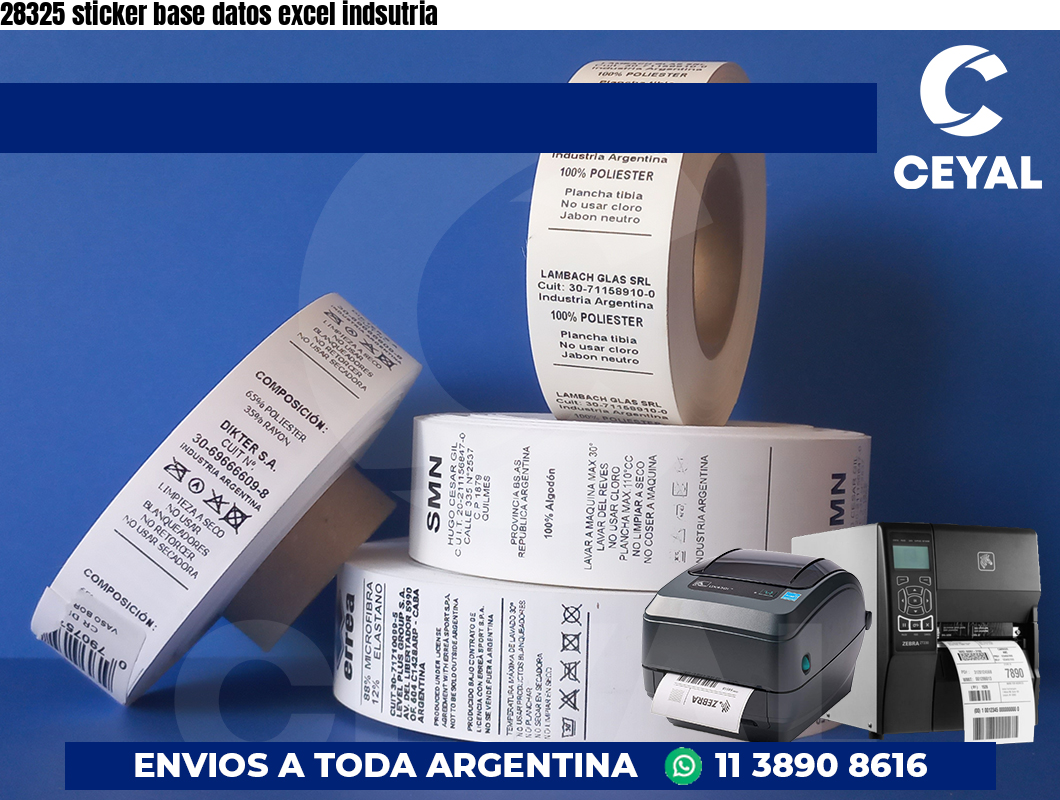28325 sticker base datos excel indsutria