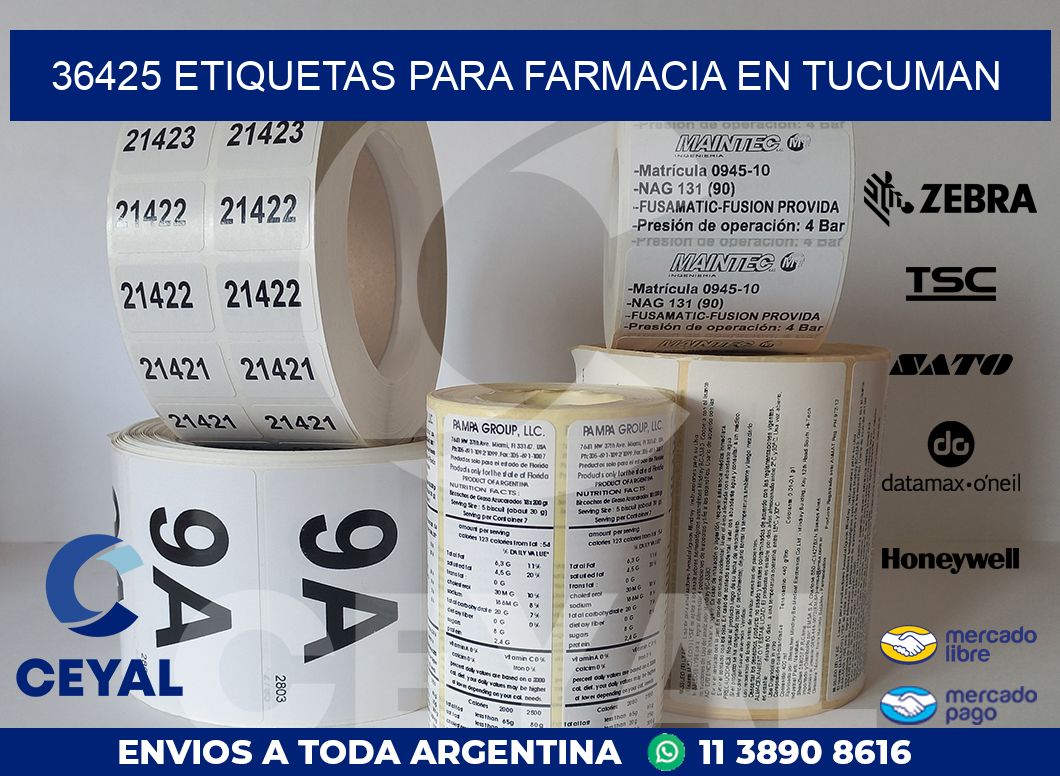 36425 ETIQUETAS PARA FARMACIA EN TUCUMAN