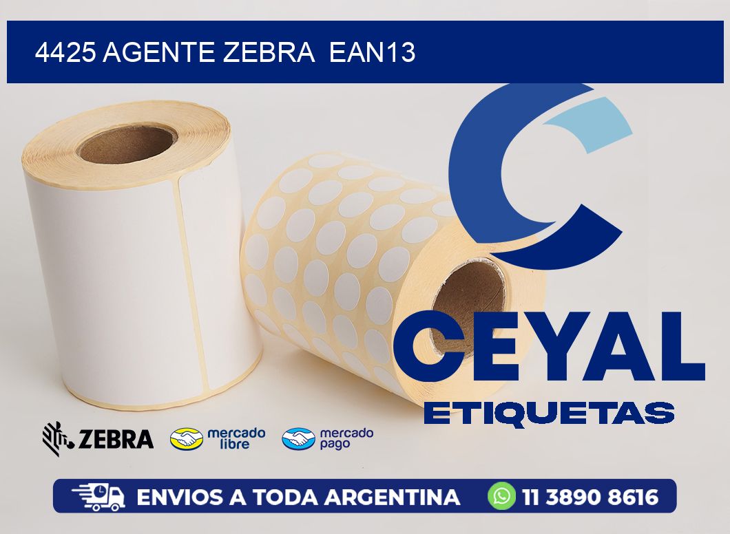4425 AGENTE ZEBRA  EAN13