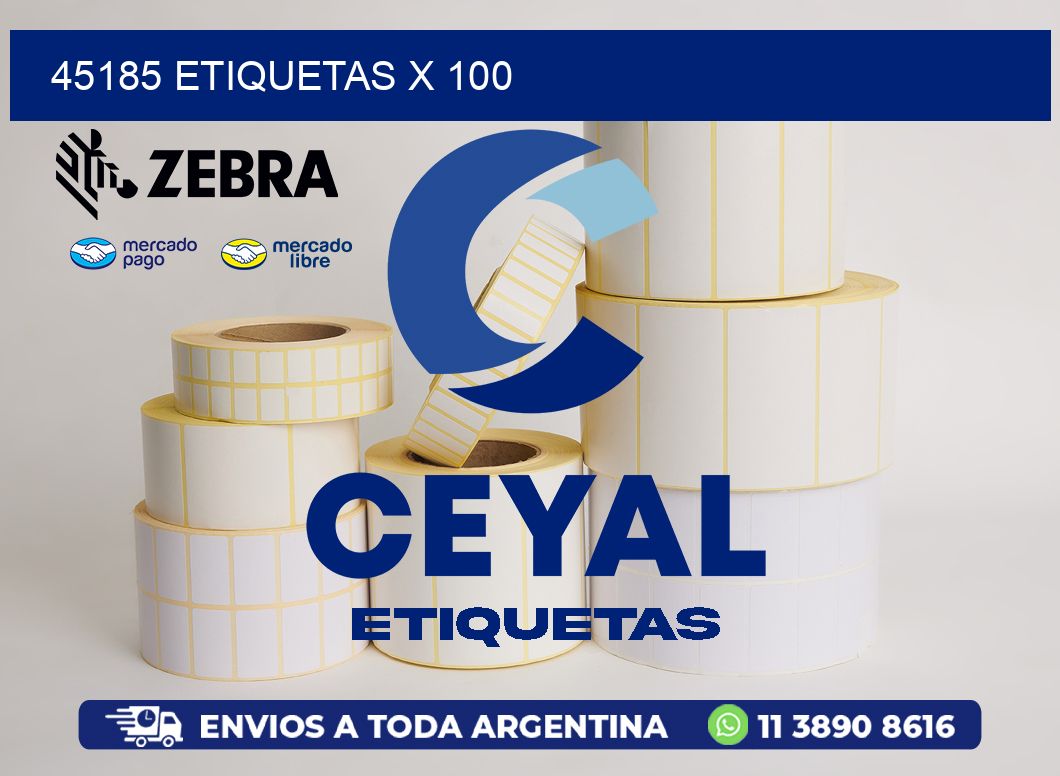 45185 ETIQUETAS X 100