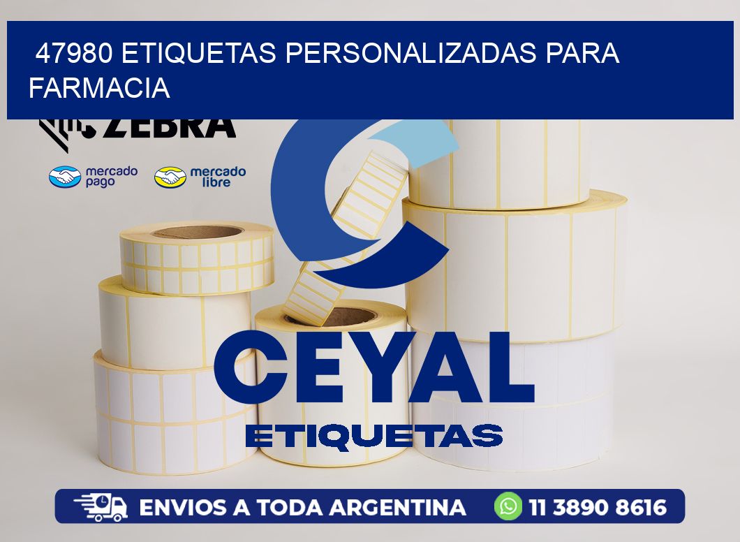 47980 ETIQUETAS PERSONALIZADAS PARA FARMACIA
