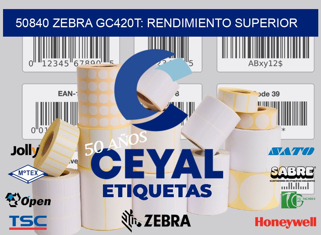 50840 Zebra GC420T: Rendimiento Superior