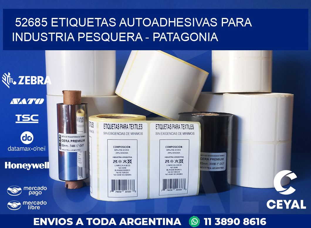 52685 ETIQUETAS AUTOADHESIVAS PARA INDUSTRIA PESQUERA – PATAGONIA