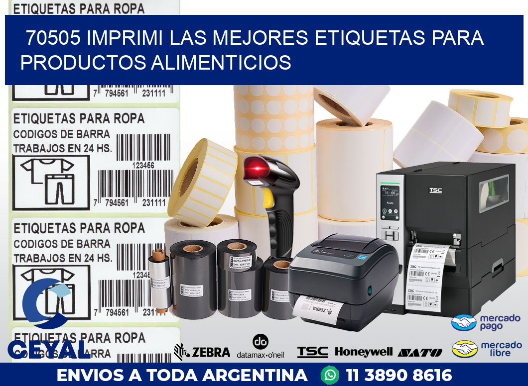 70505 IMPRIMI LAS MEJORES ETIQUETAS PARA PRODUCTOS ALIMENTICIOS