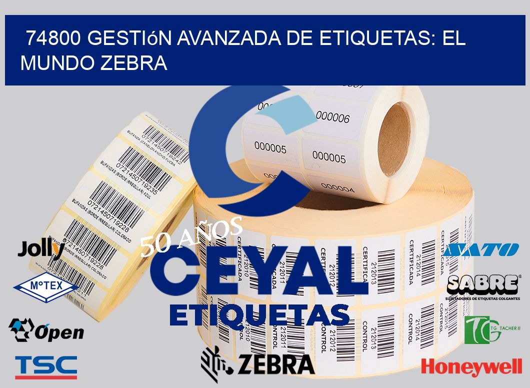 74800 Gestión Avanzada de Etiquetas: El Mundo Zebra
