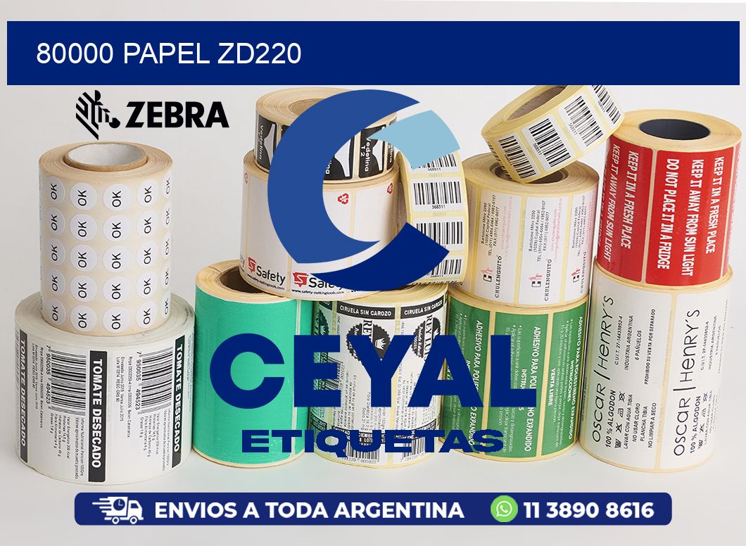 80000 PAPEL ZD220