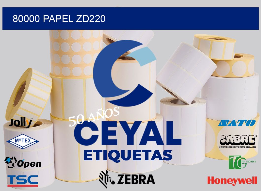 80000 PAPEL ZD220