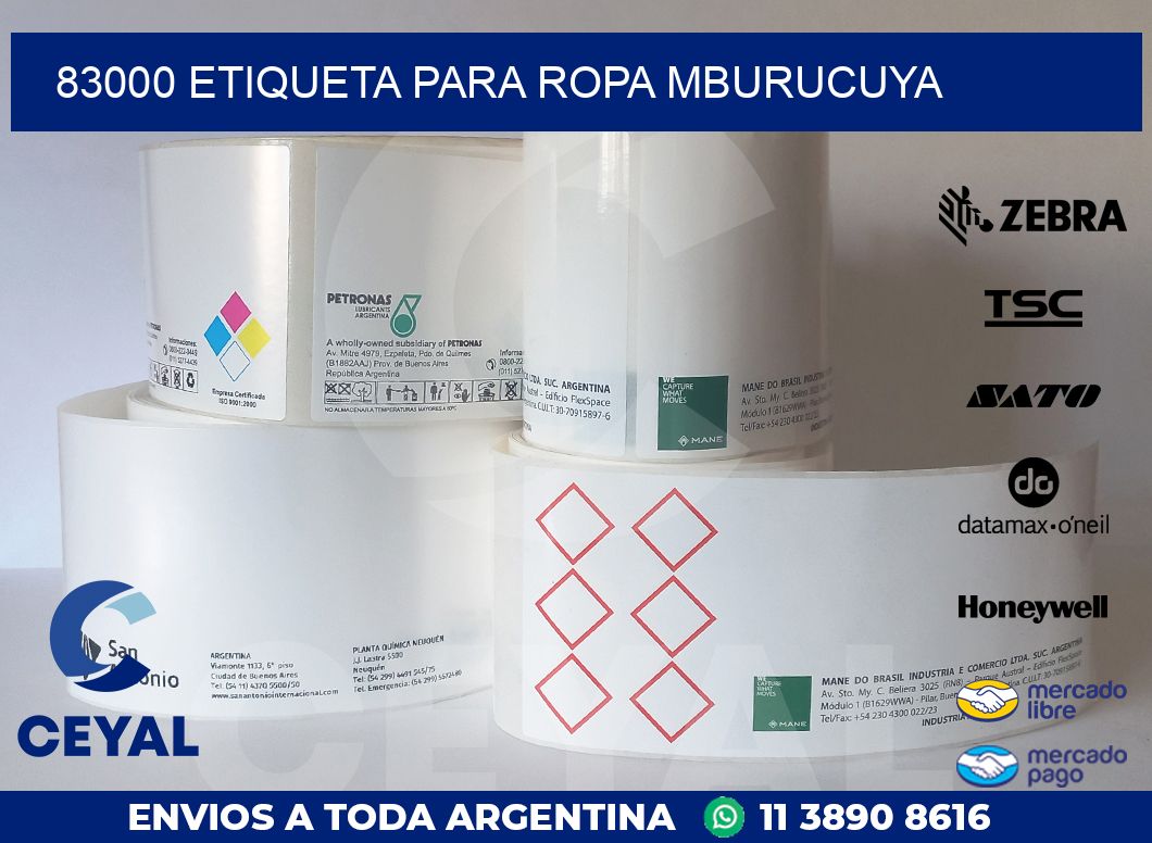 83000 ETIQUETA PARA ROPA MBURUCUYA