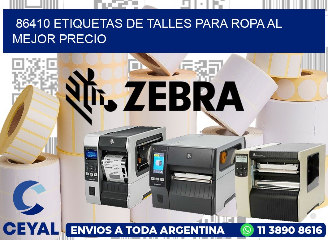 86410 ETIQUETAS DE TALLES PARA ROPA AL MEJOR PRECIO
