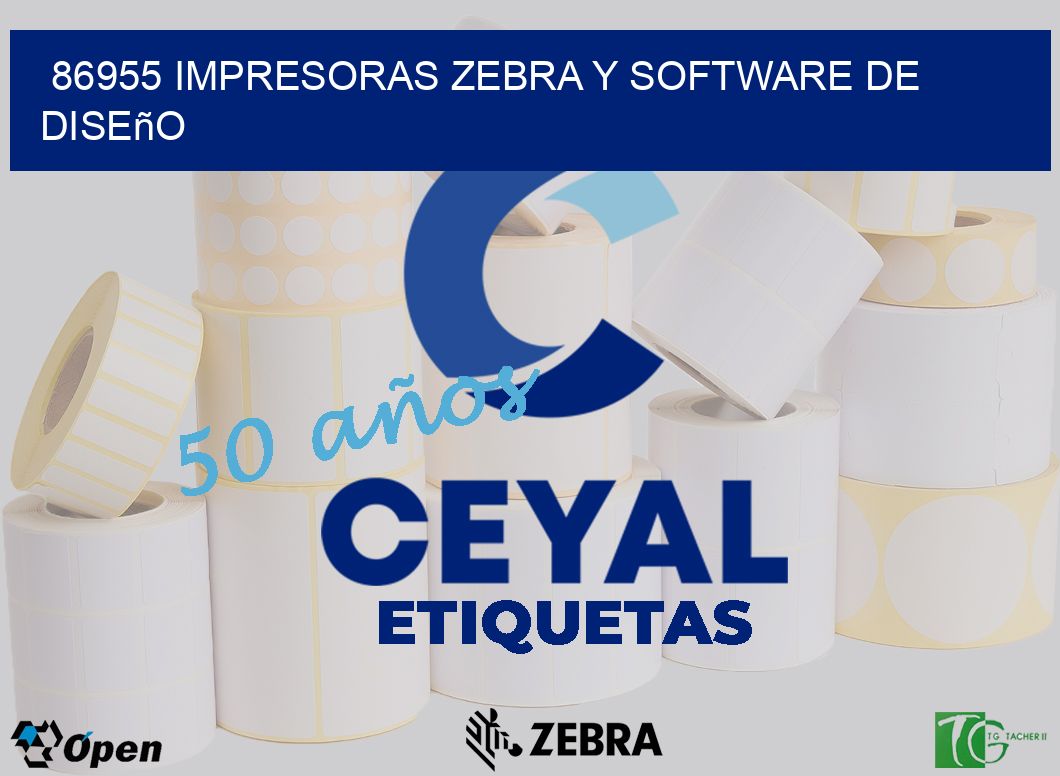 86955 Impresoras Zebra y Software de Diseño