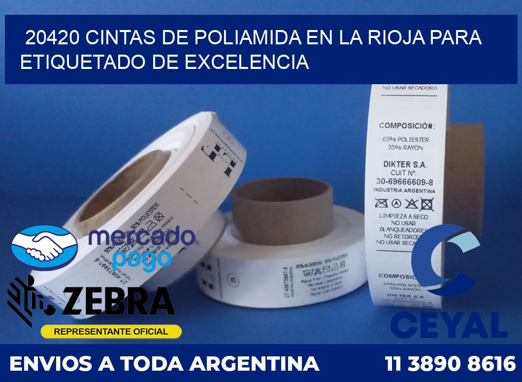 20420 CINTAS DE POLIAMIDA EN LA RIOJA PARA ETIQUETADO DE EXCELENCIA
