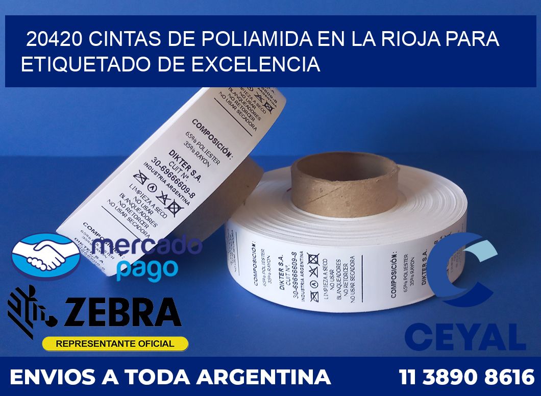20420 CINTAS DE POLIAMIDA EN LA RIOJA PARA ETIQUETADO DE EXCELENCIA