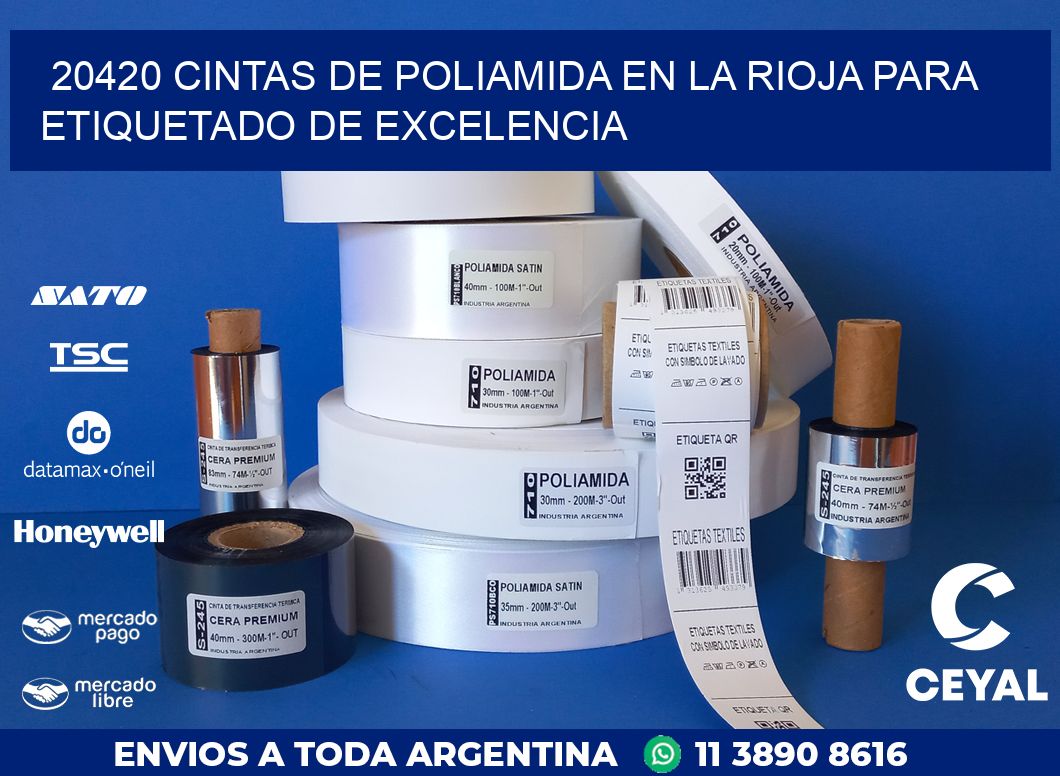 20420 CINTAS DE POLIAMIDA EN LA RIOJA PARA ETIQUETADO DE EXCELENCIA