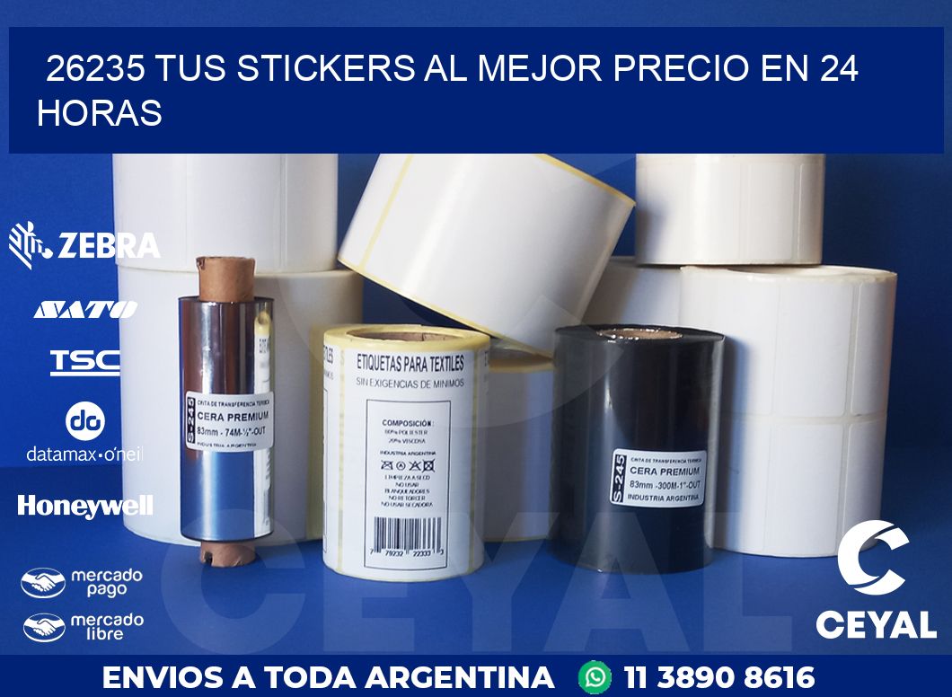 26235 TUS STICKERS AL MEJOR PRECIO EN 24 HORAS