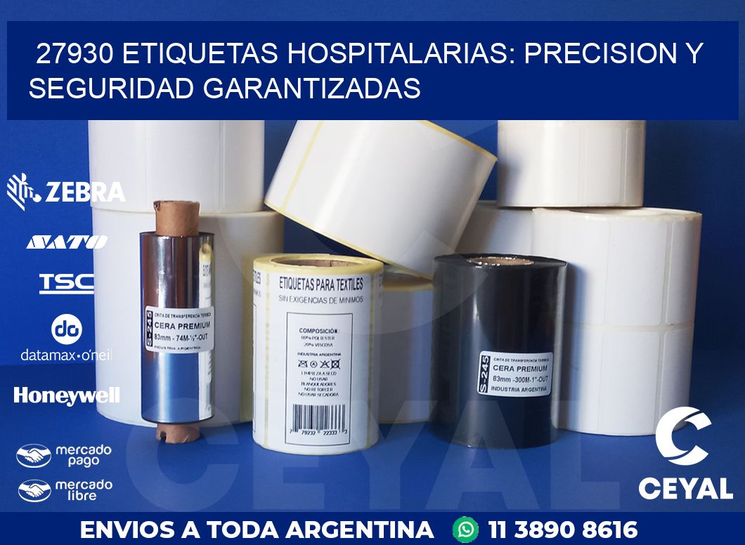 27930 ETIQUETAS HOSPITALARIAS: PRECISION Y SEGURIDAD GARANTIZADAS