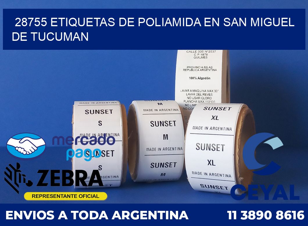 28755 ETIQUETAS DE POLIAMIDA EN SAN MIGUEL DE TUCUMAN