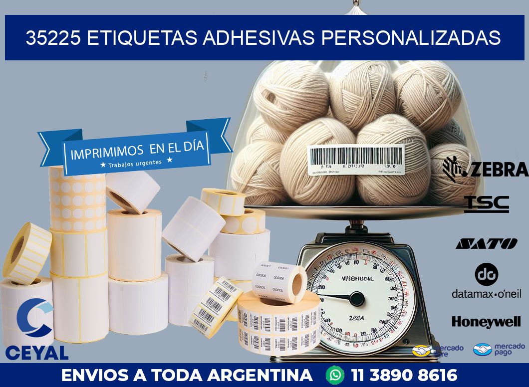 35225 ETIQUETAS ADHESIVAS PERSONALIZADAS