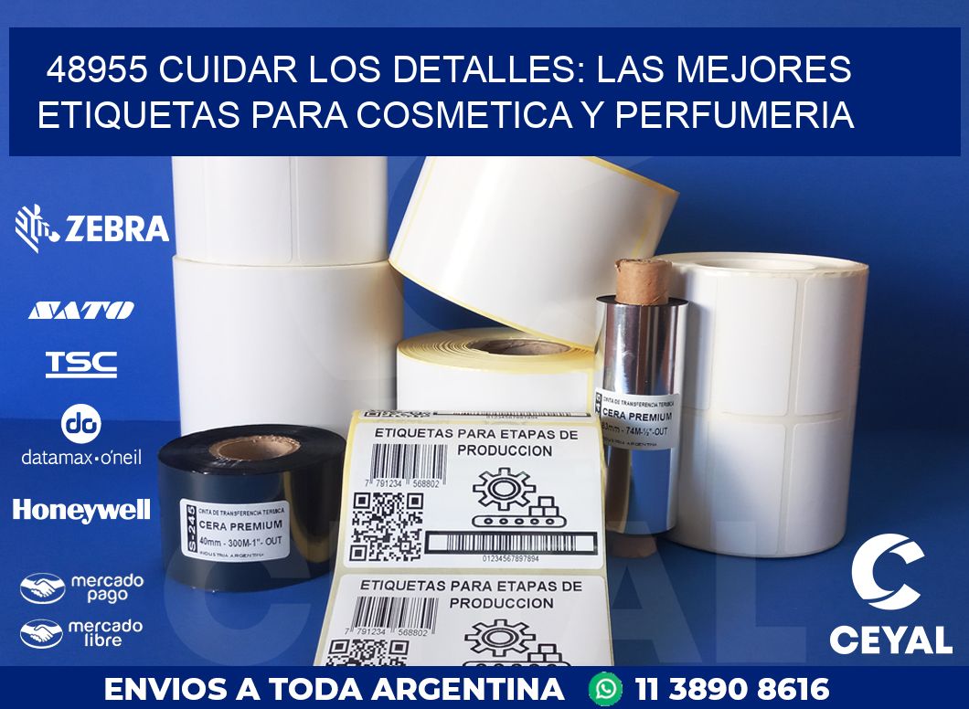 48955 CUIDAR LOS DETALLES: LAS MEJORES ETIQUETAS PARA COSMETICA Y PERFUMERIA
