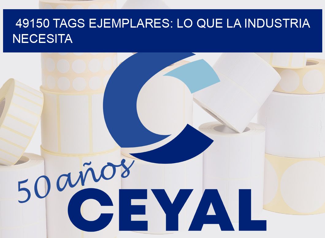49150 TAGS EJEMPLARES: LO QUE LA INDUSTRIA NECESITA