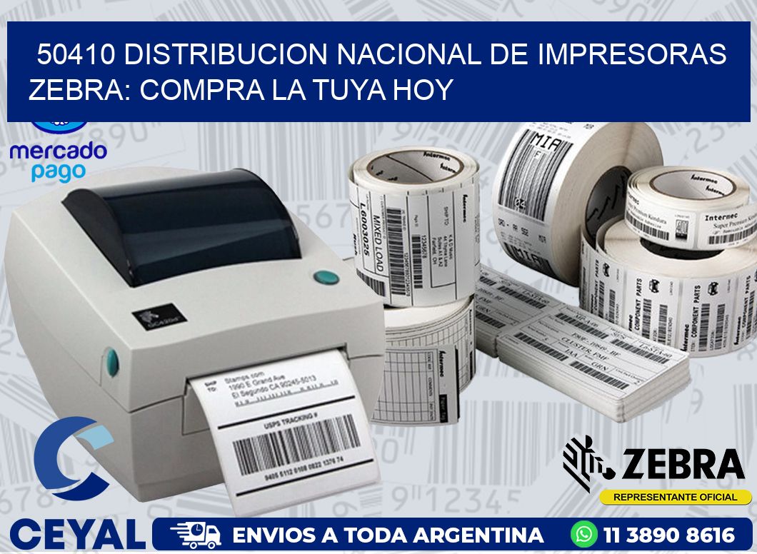 50410 DISTRIBUCION NACIONAL DE IMPRESORAS ZEBRA: COMPRA LA TUYA HOY