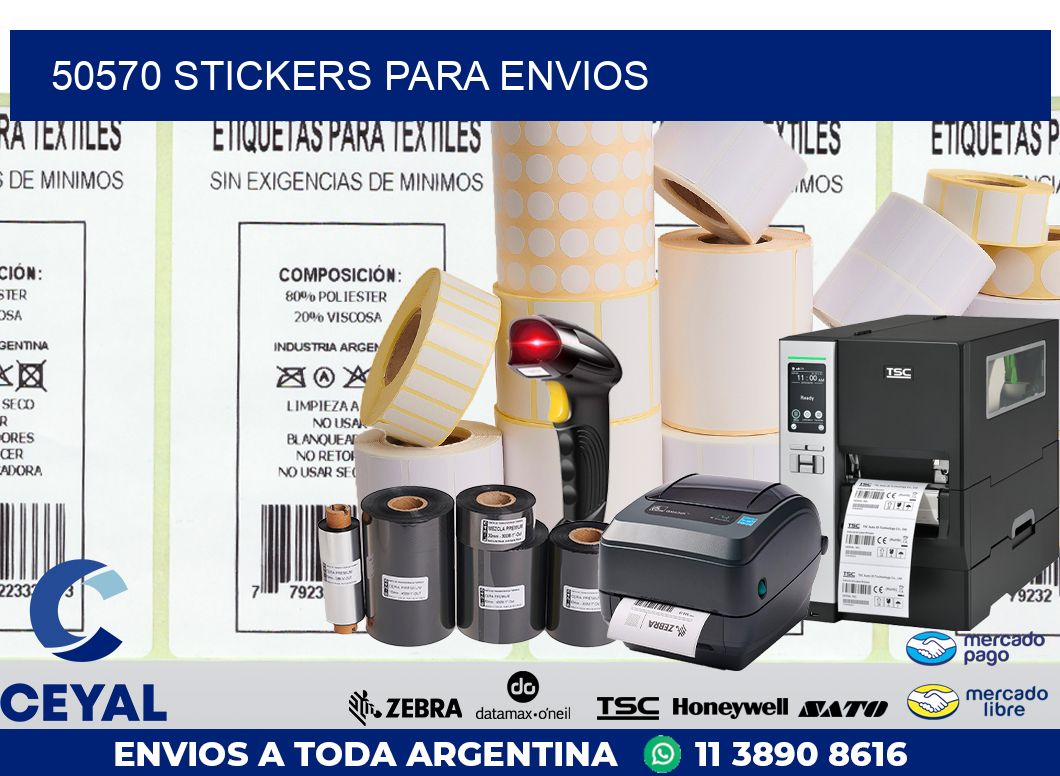 50570 STICKERS PARA ENVIOS