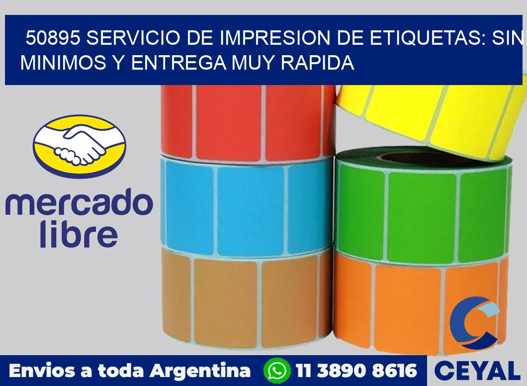 50895 SERVICIO DE IMPRESION DE ETIQUETAS: SIN MINIMOS Y ENTREGA MUY RAPIDA