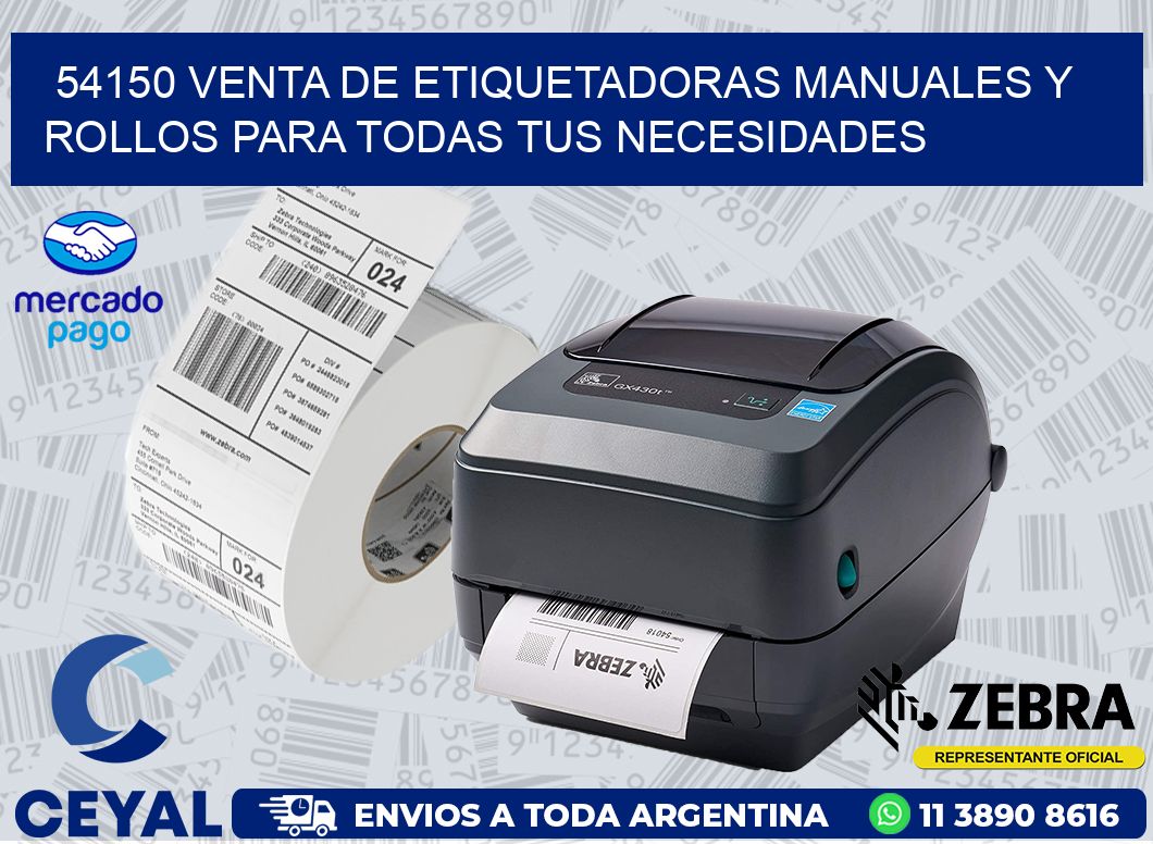 54150 VENTA DE ETIQUETADORAS MANUALES Y ROLLOS PARA TODAS TUS NECESIDADES