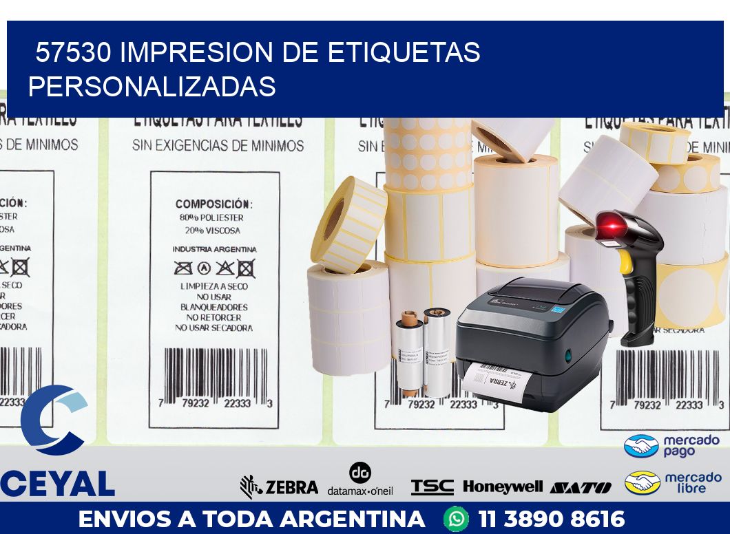 57530 IMPRESION DE ETIQUETAS PERSONALIZADAS