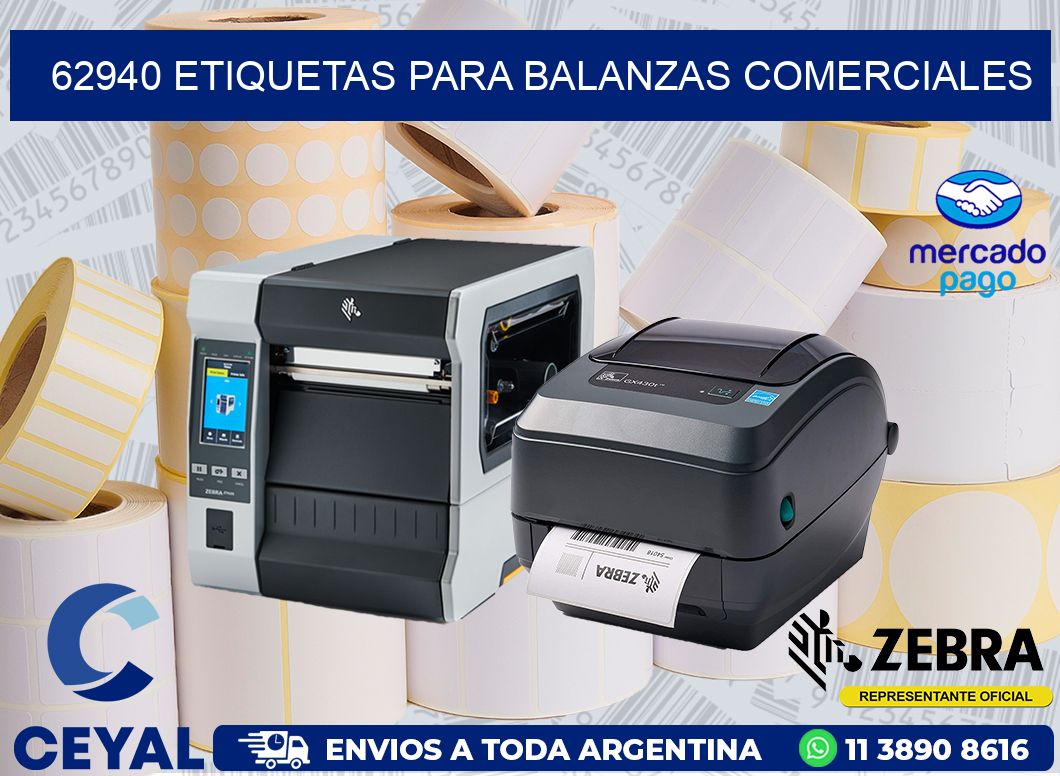 62940 ETIQUETAS PARA BALANZAS COMERCIALES