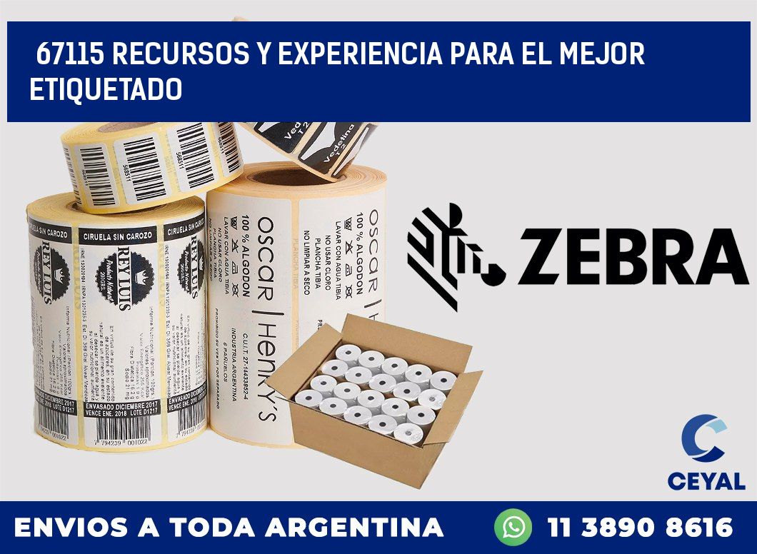 67115 RECURSOS Y EXPERIENCIA PARA EL MEJOR ETIQUETADO