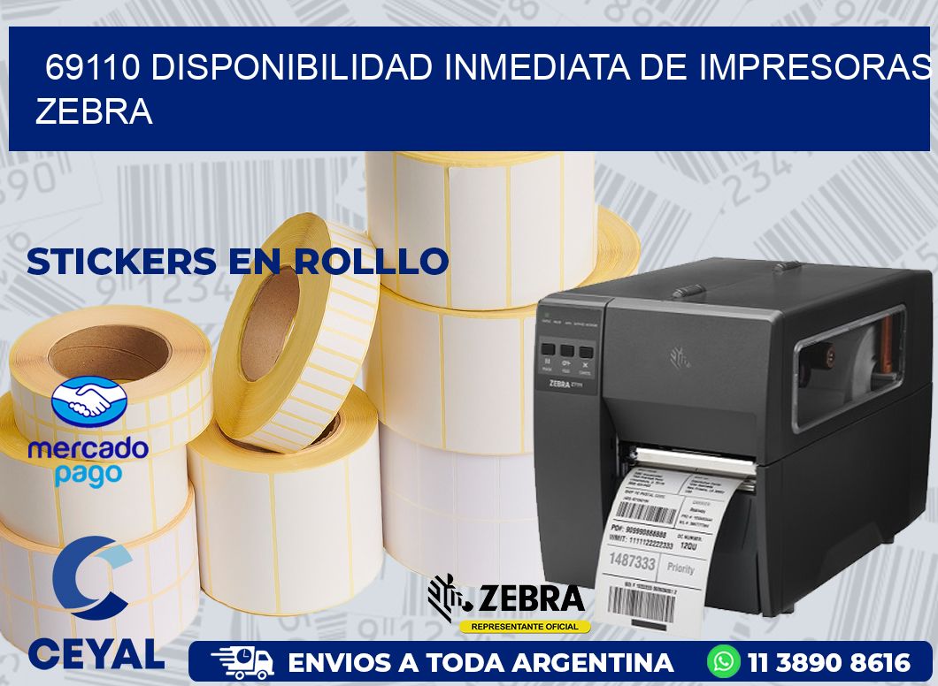 69110 DISPONIBILIDAD INMEDIATA DE IMPRESORAS ZEBRA