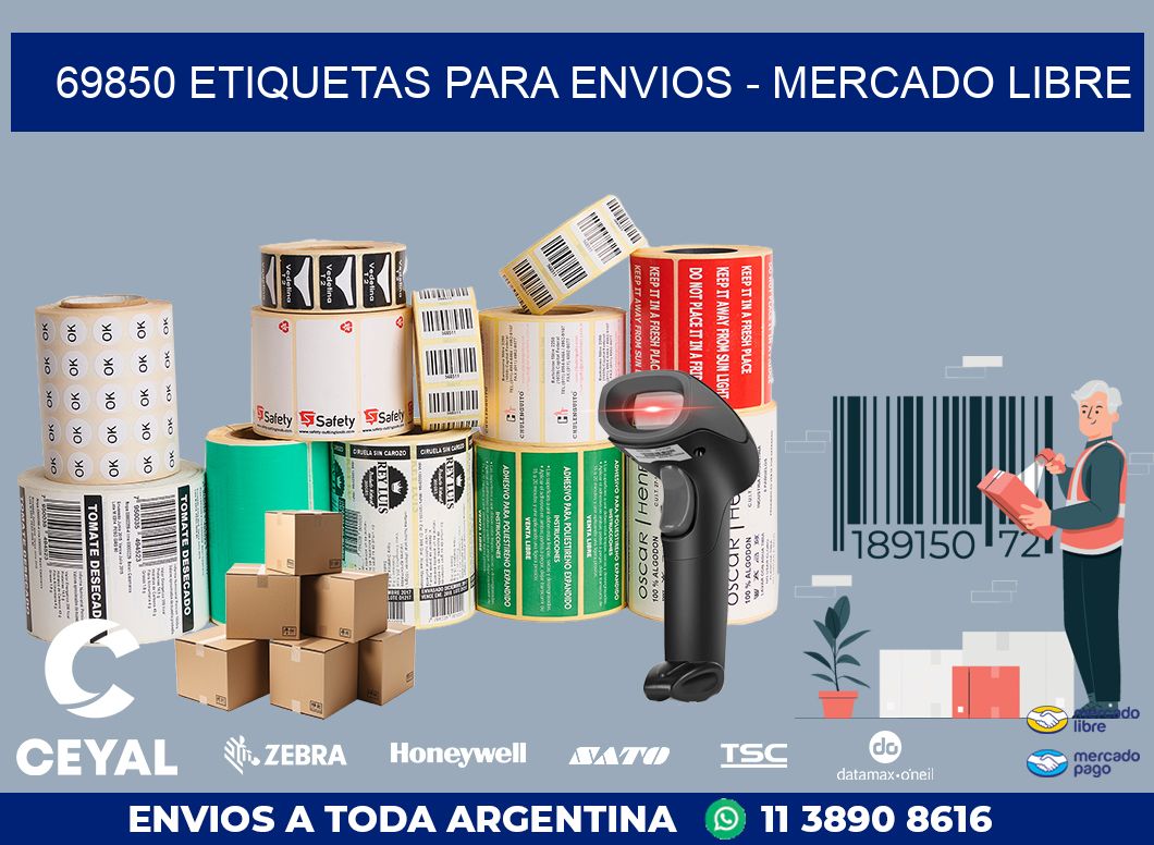 69850 ETIQUETAS PARA ENVIOS - MERCADO LIBRE