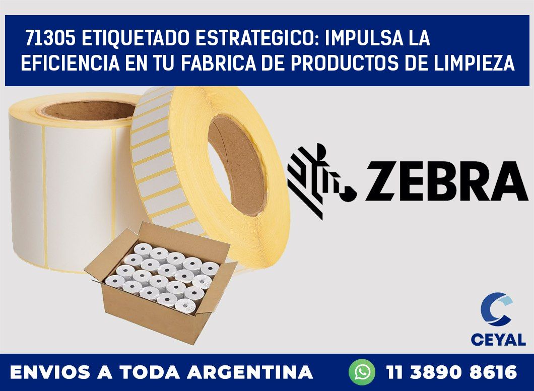 71305 ETIQUETADO ESTRATEGICO: IMPULSA LA EFICIENCIA EN TU FABRICA DE PRODUCTOS DE LIMPIEZA