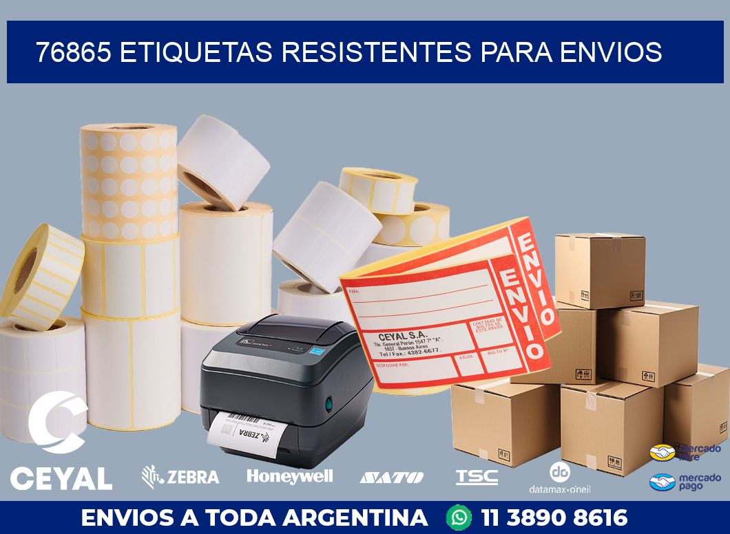 76865 ETIQUETAS RESISTENTES PARA ENVIOS
