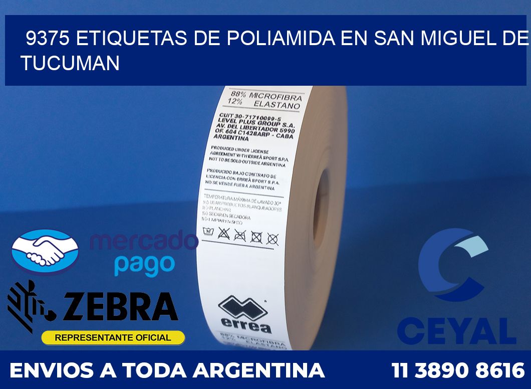 9375 ETIQUETAS DE POLIAMIDA EN SAN MIGUEL DE TUCUMAN