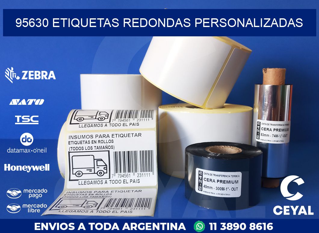 95630 ETIQUETAS REDONDAS PERSONALIZADAS