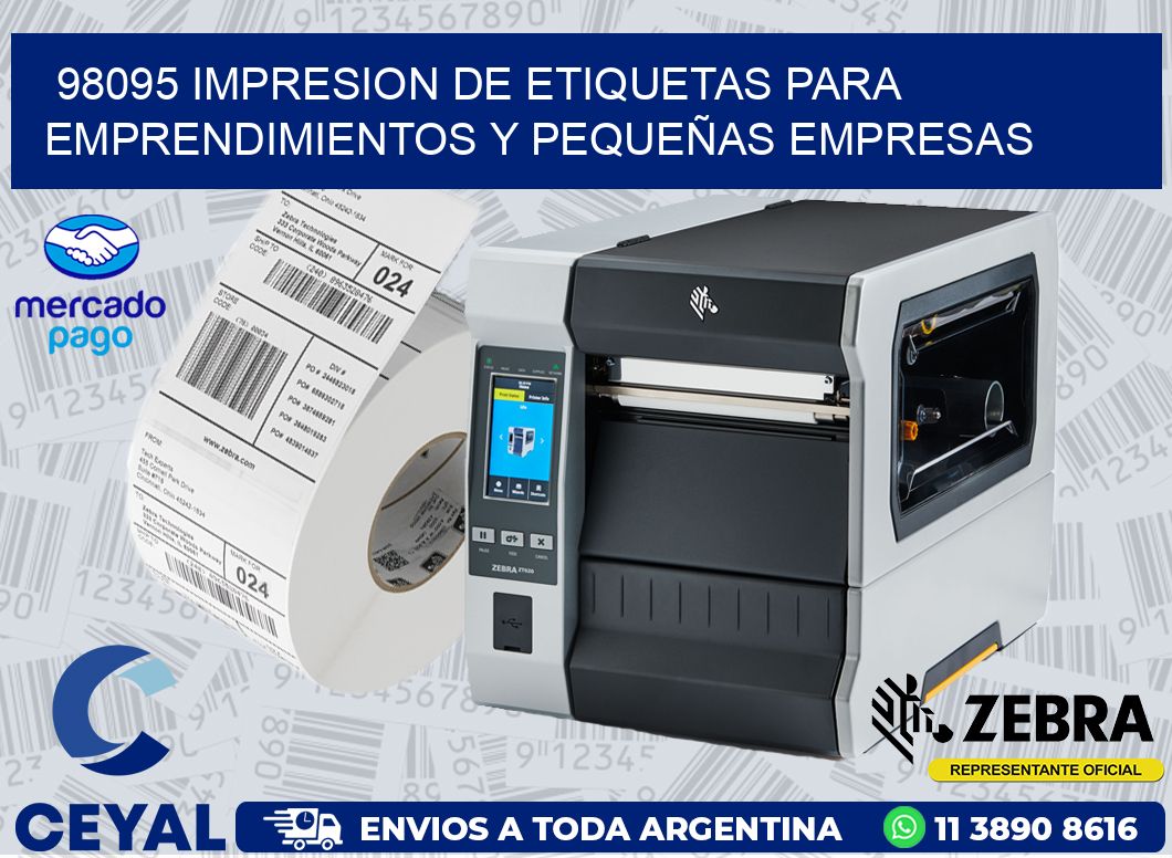 98095 IMPRESION DE ETIQUETAS PARA EMPRENDIMIENTOS Y PEQUEÑAS EMPRESAS