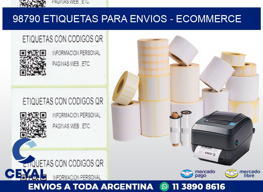 98790 ETIQUETAS PARA ENVIOS - ECOMMERCE