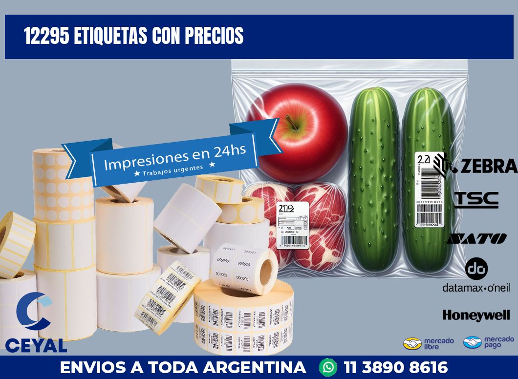 12295 ETIQUETAS CON PRECIOS