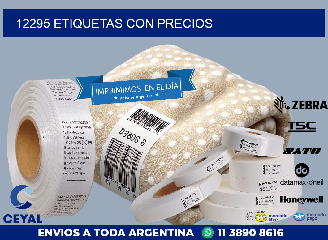 12295 ETIQUETAS CON PRECIOS
