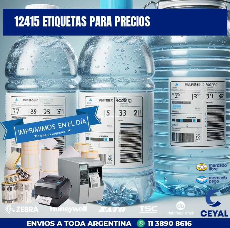 12415 ETIQUETAS PARA PRECIOS