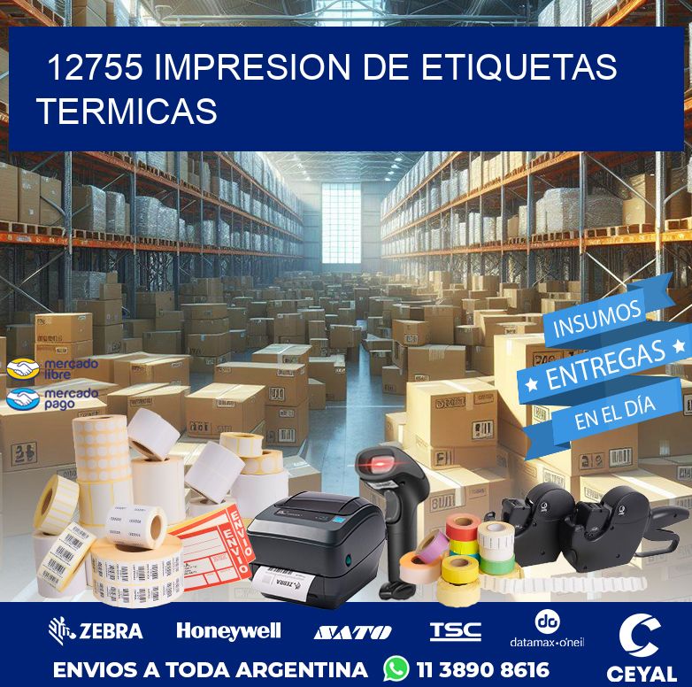 12755 IMPRESION DE ETIQUETAS TERMICAS