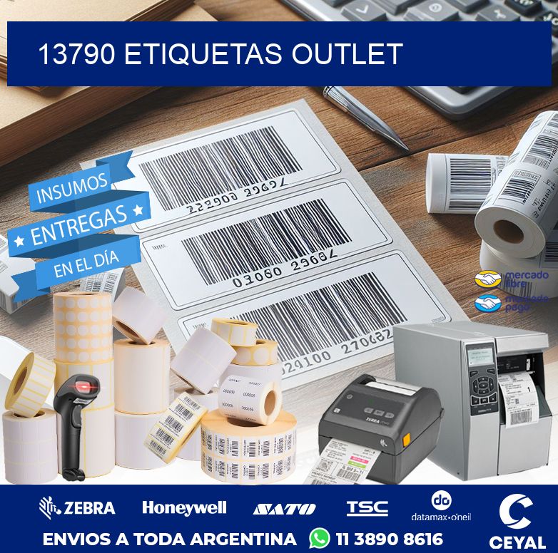 13790 ETIQUETAS OUTLET