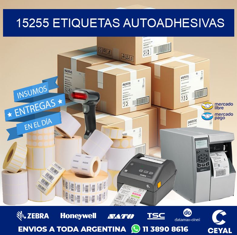 15255 ETIQUETAS AUTOADHESIVAS