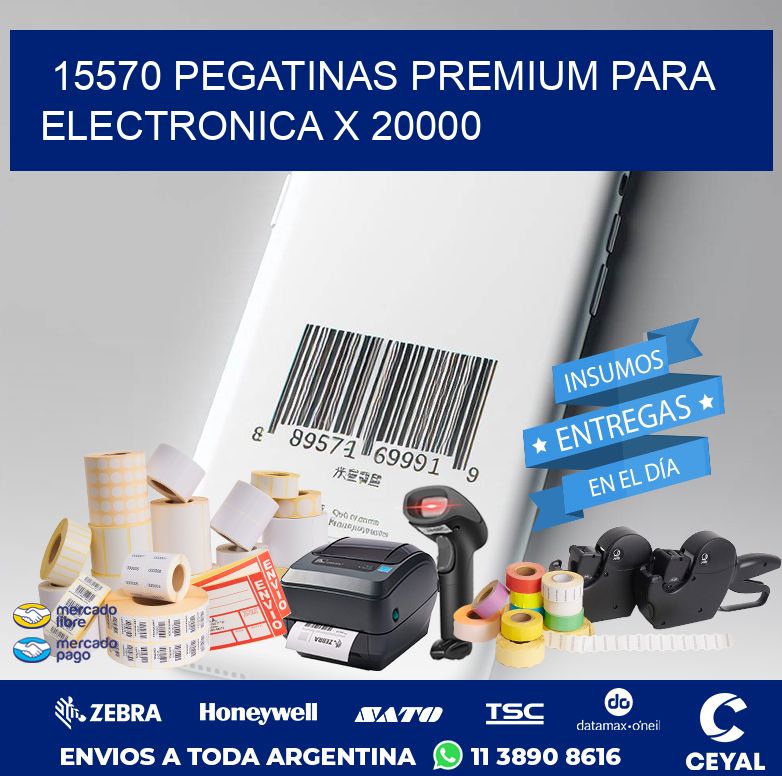 15570 PEGATINAS PREMIUM PARA ELECTRONICA X 20000